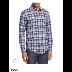 Hugo Boss plaid slim fit xl men’s shirt